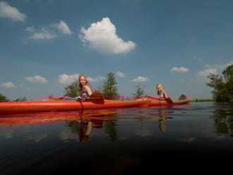 Kanoroute Nieuwkoopse Plassen bij Nieuwkoop, Zuid-Holland