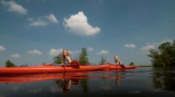 Kanoroute Nieuwkoopse Plassen bij Nieuwkoop, Zuid-Holland