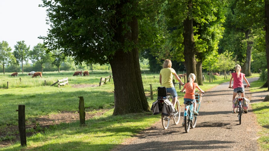 Fietsroute Hazelbekke en Beneden-Dinkeldal, vlakbij Ootmarsum in Twente