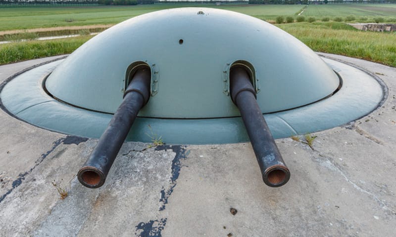 Geschutskoepel Fort bij Spijkerboor