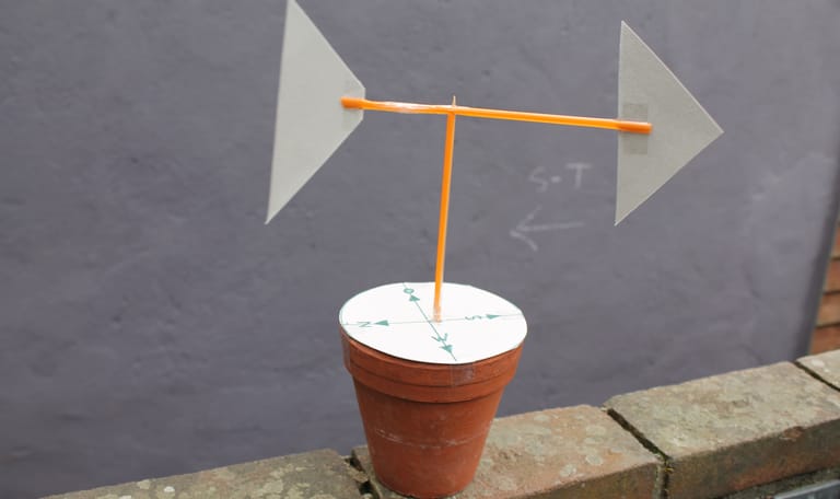 Maak zelf een windwijzer