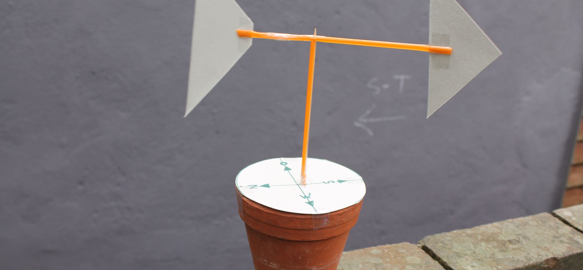 Maak zelf een windwijzer