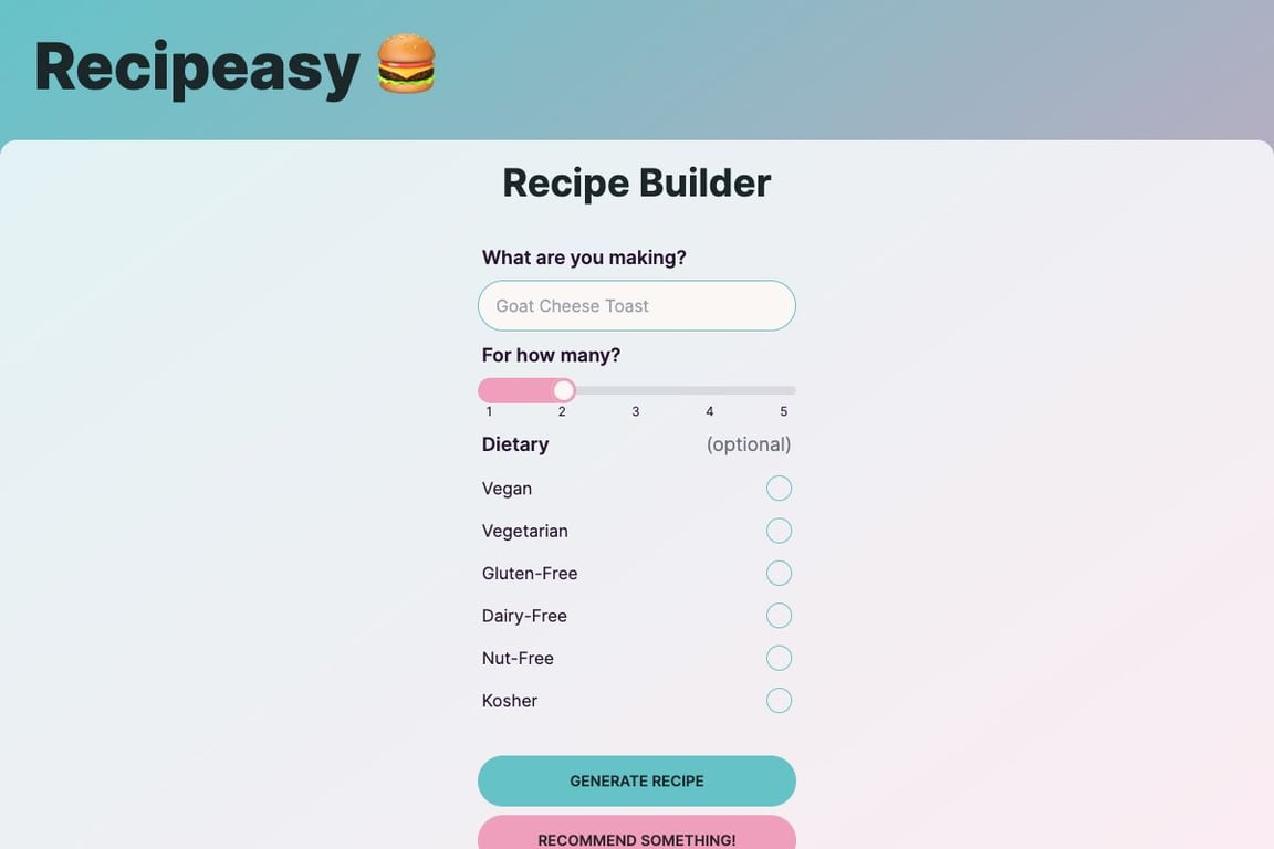 Recipeasy