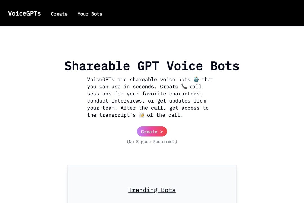 VoiceGPTs