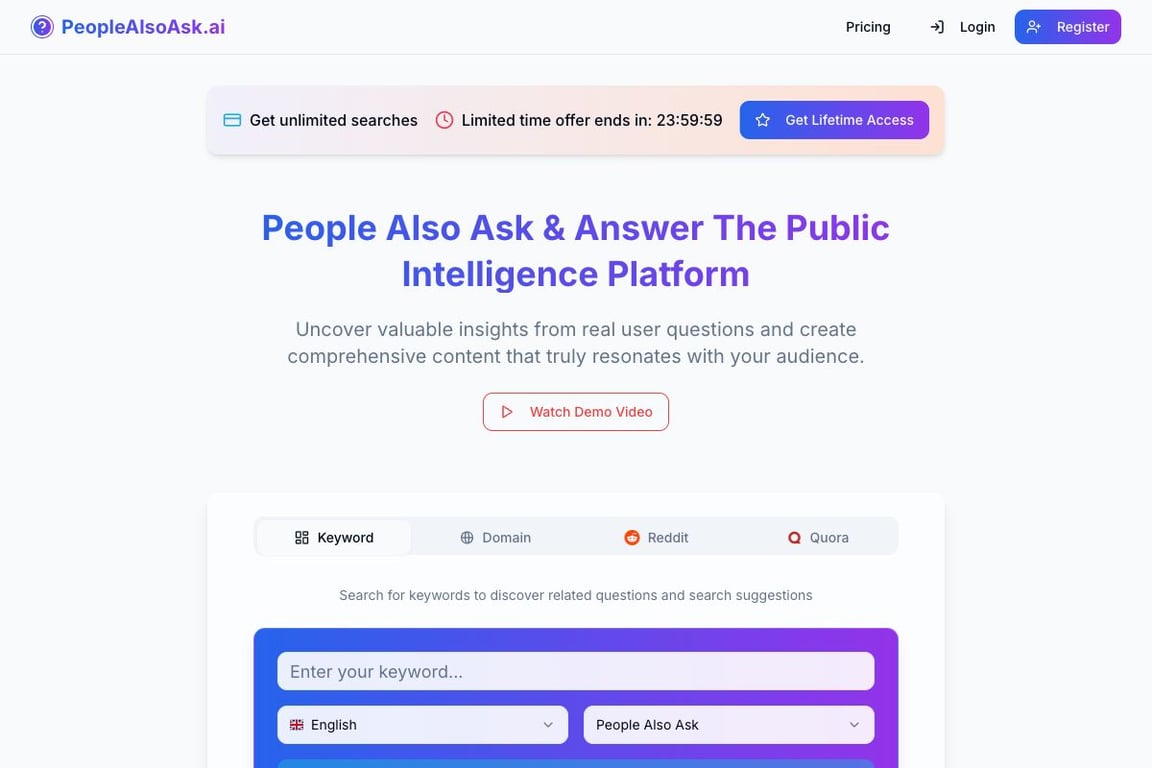 PeopleAlsoAsk.ai