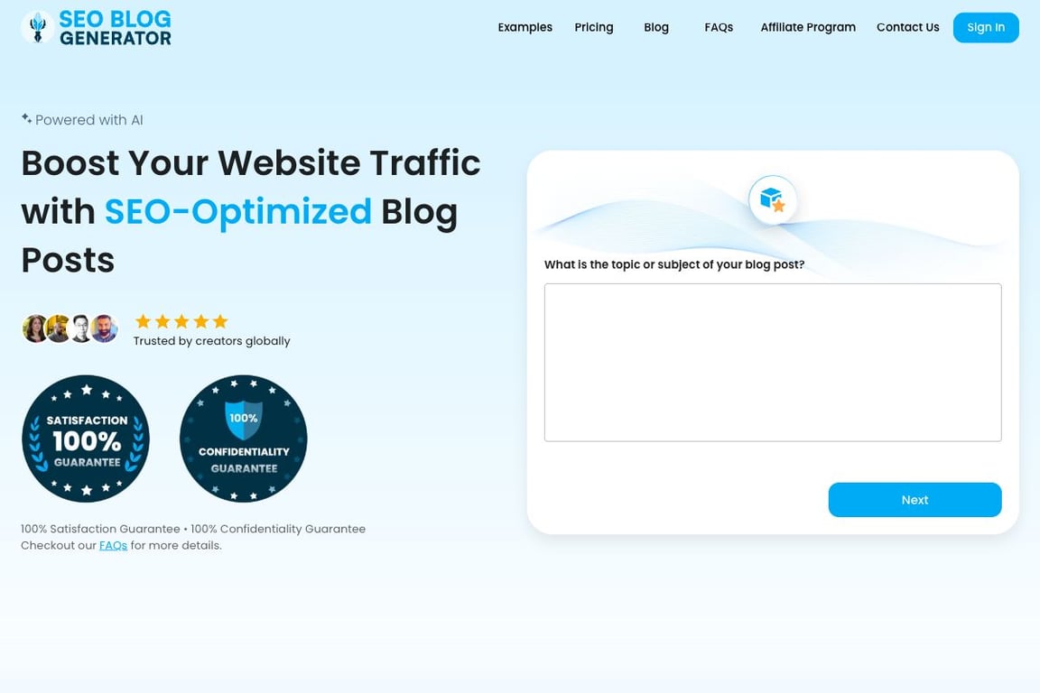 SEO Blog Generator