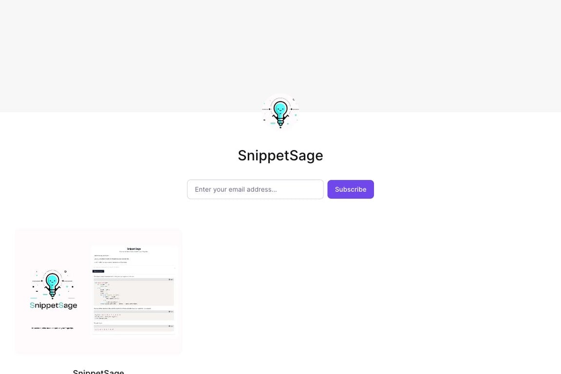 SnippetSage