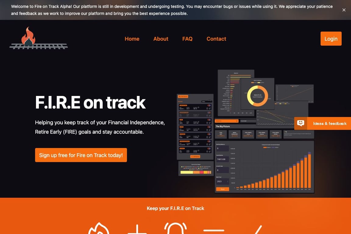 Fire on Track