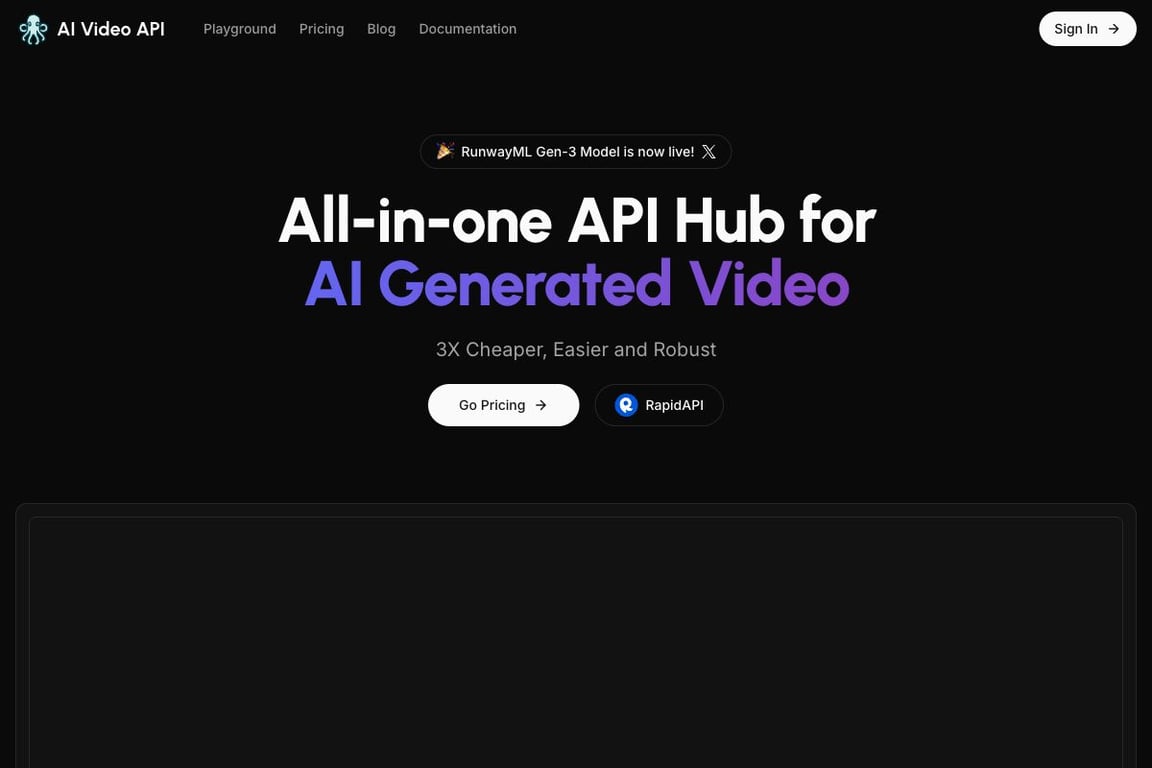 AI Video API