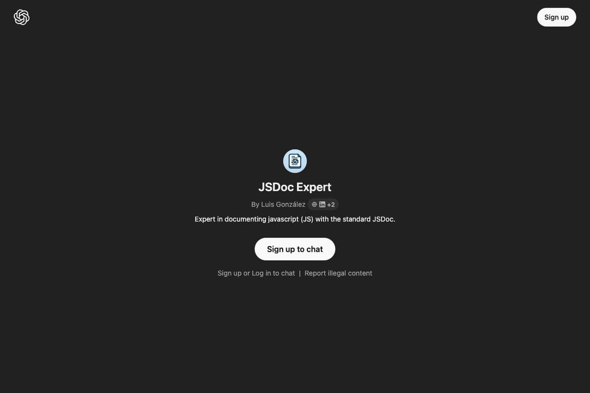 JSDoc Expert