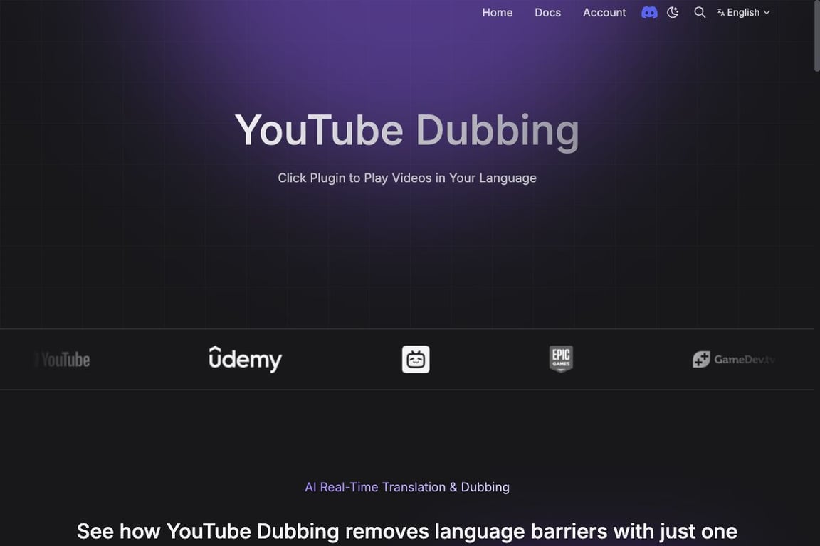 YouTube Dubbing