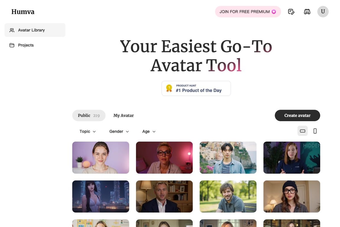 Avatar Library