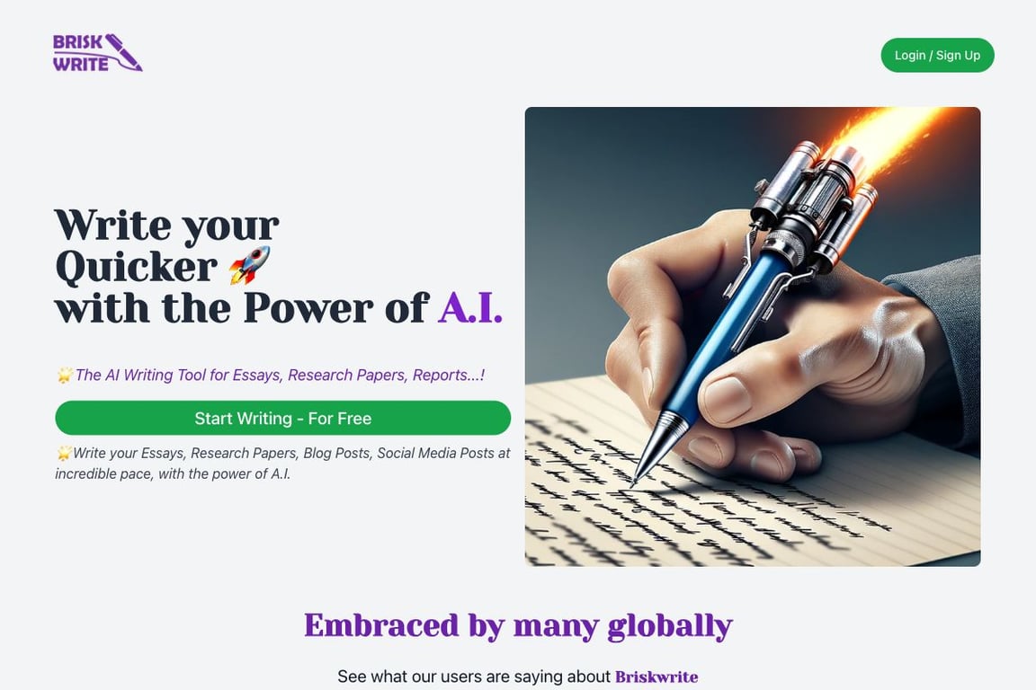 Briskwrite