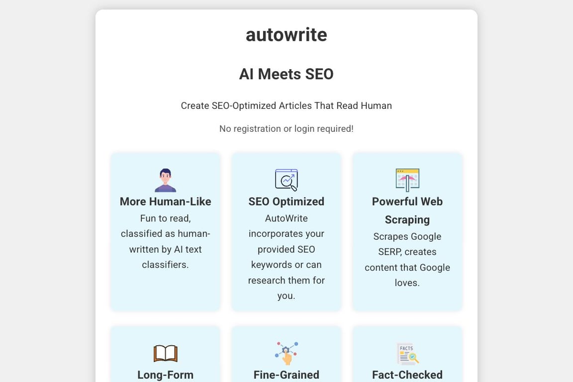 AutoWrite