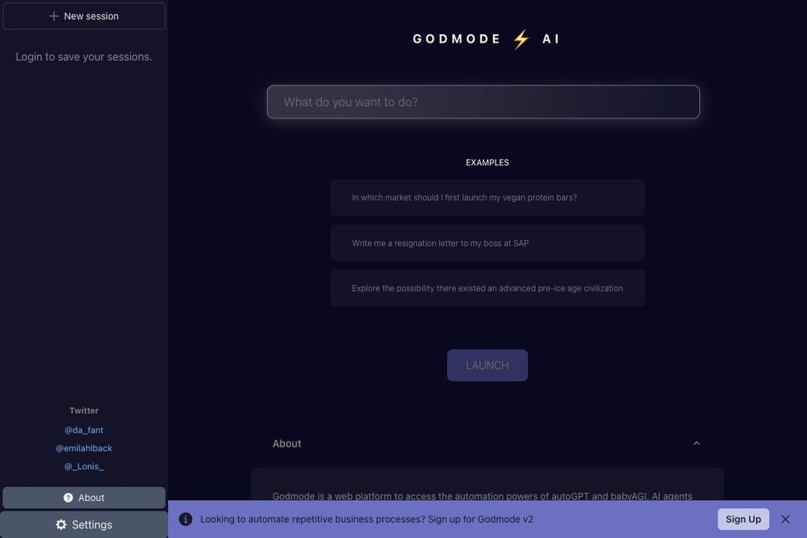 GODMODE ⚡️ AI