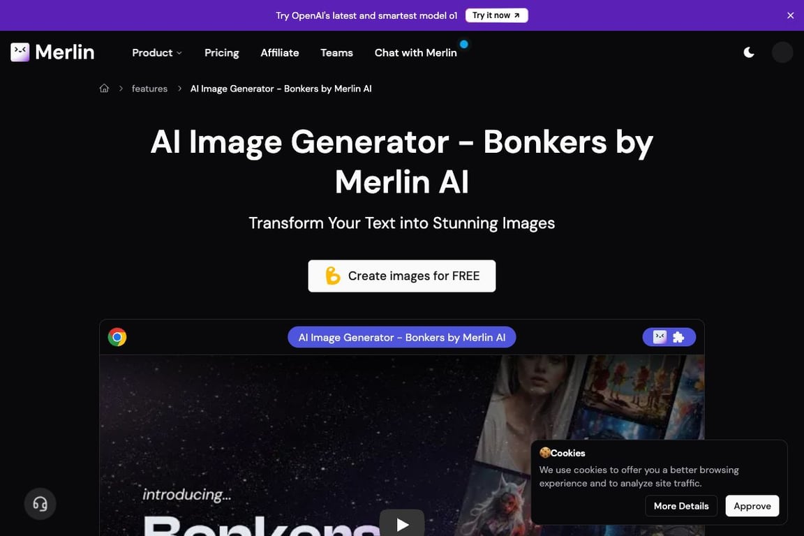 Bonkers by Merlin AI