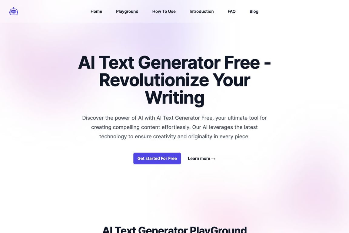 AI Text Generator Free