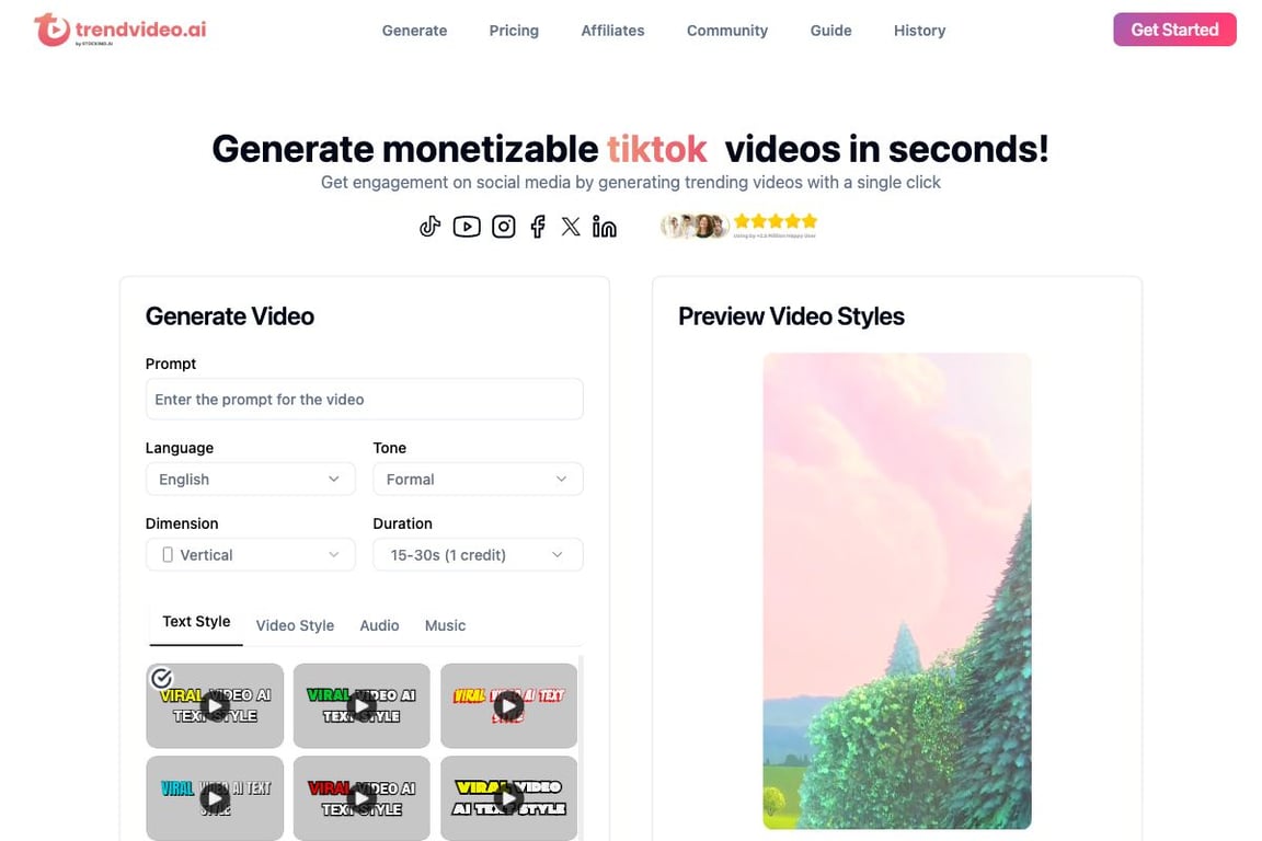 TrendVideo AI
