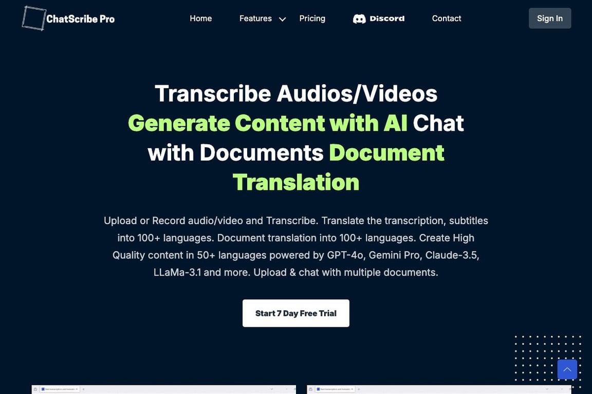 ChatScribe Pro