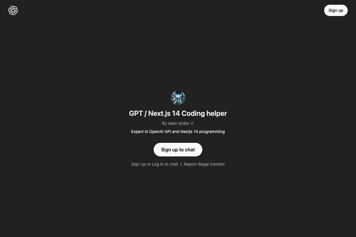 ChatGPT Coding helper