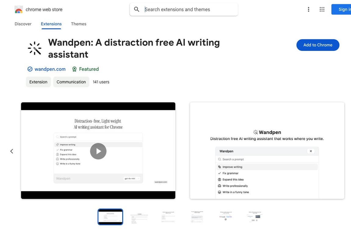Wandpen