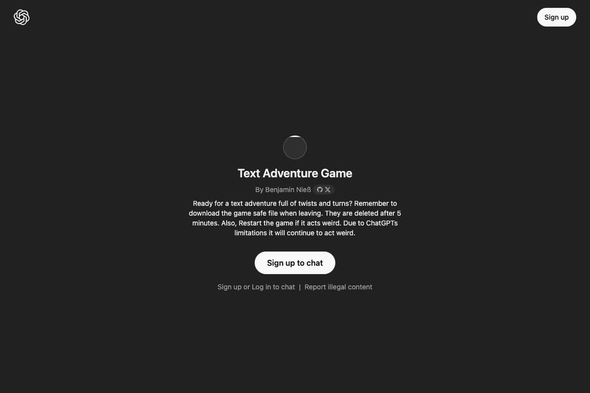 Text Adventure Game by Benjamin Nieß