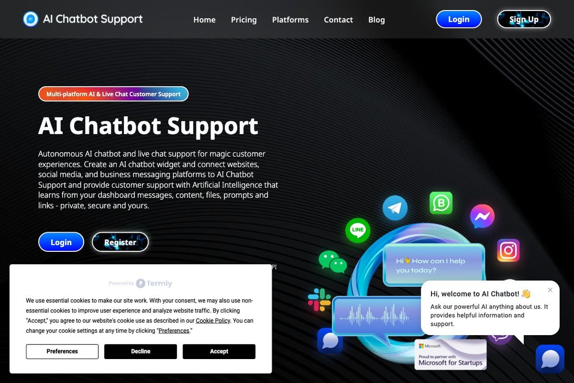 AI Chatbot Support