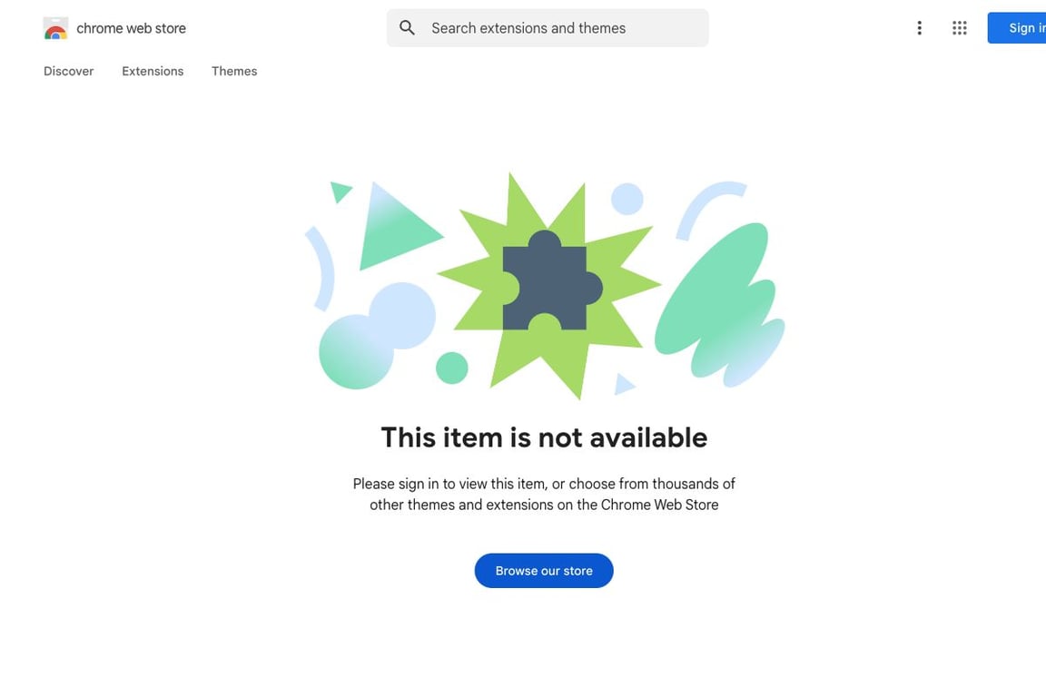 Chrome Web Store