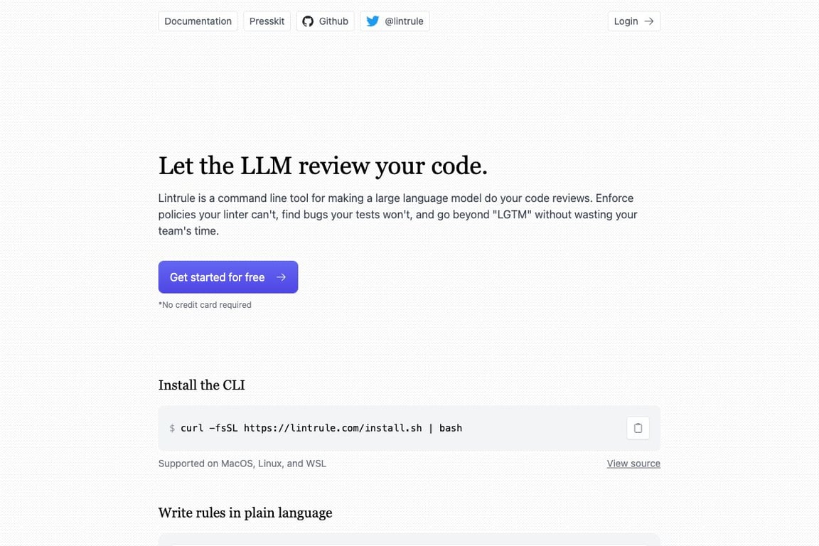 Lintrule