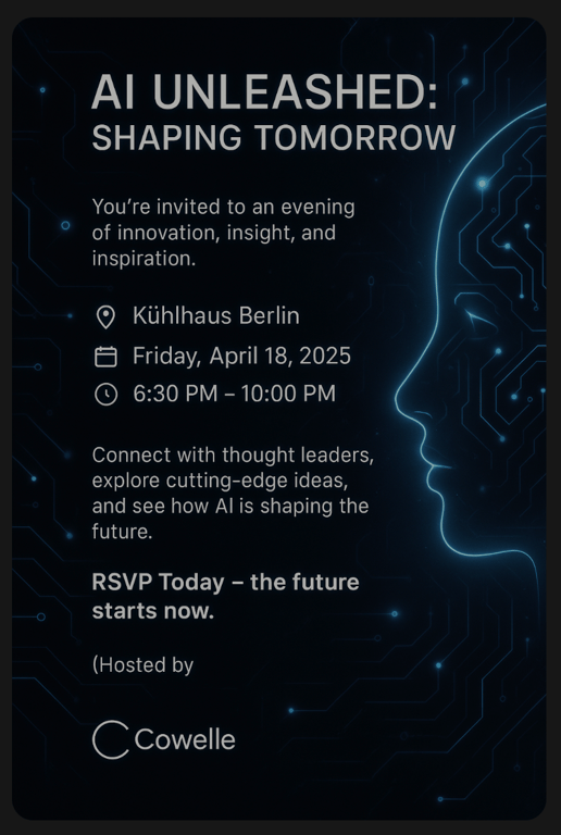 Design your own invitations example 2
