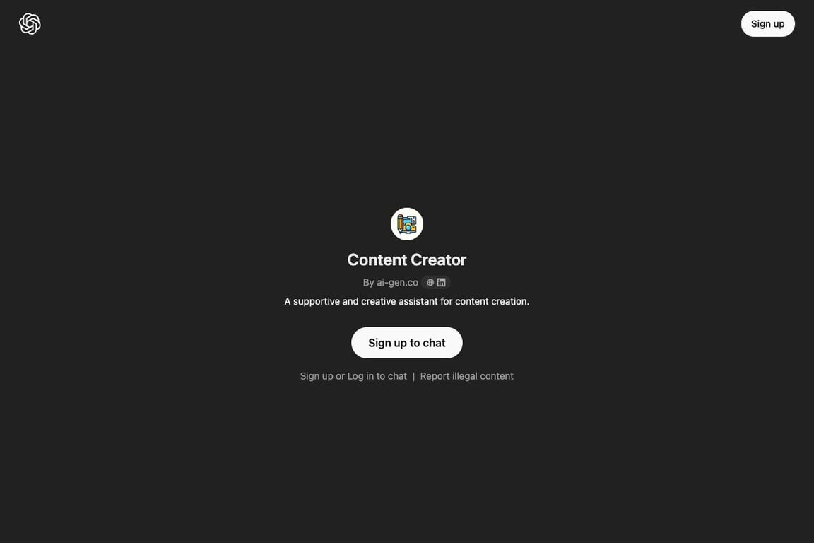 Content Creator by ai-gen.co