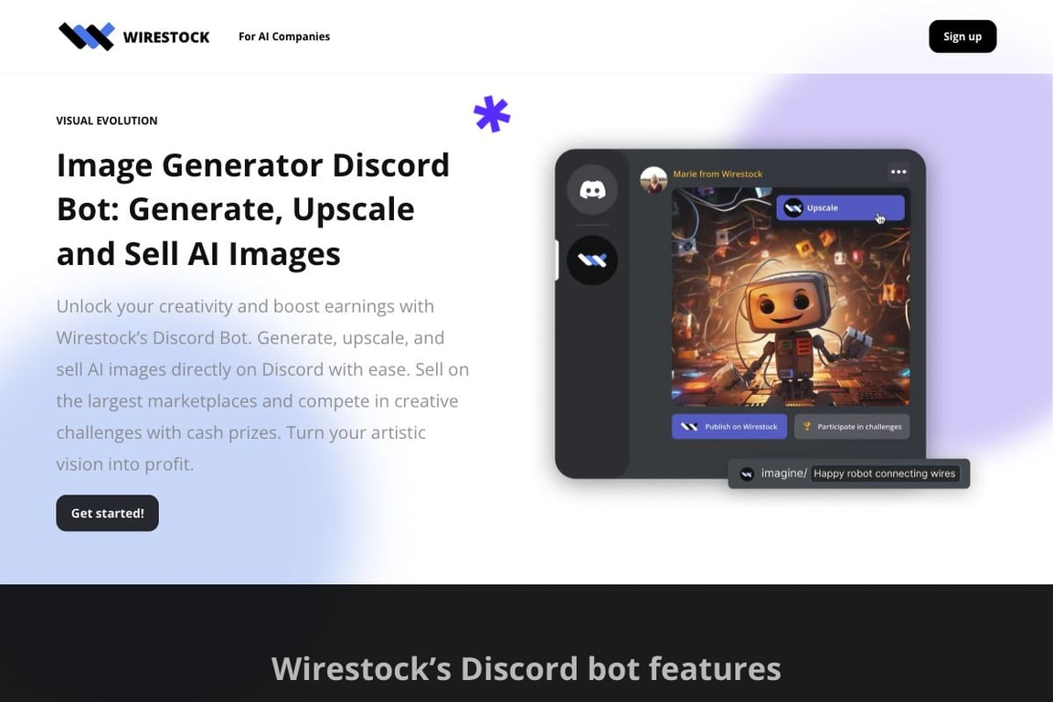 Wirestock Discord Bot