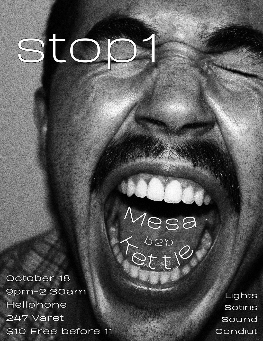 stop1 October 18 poster