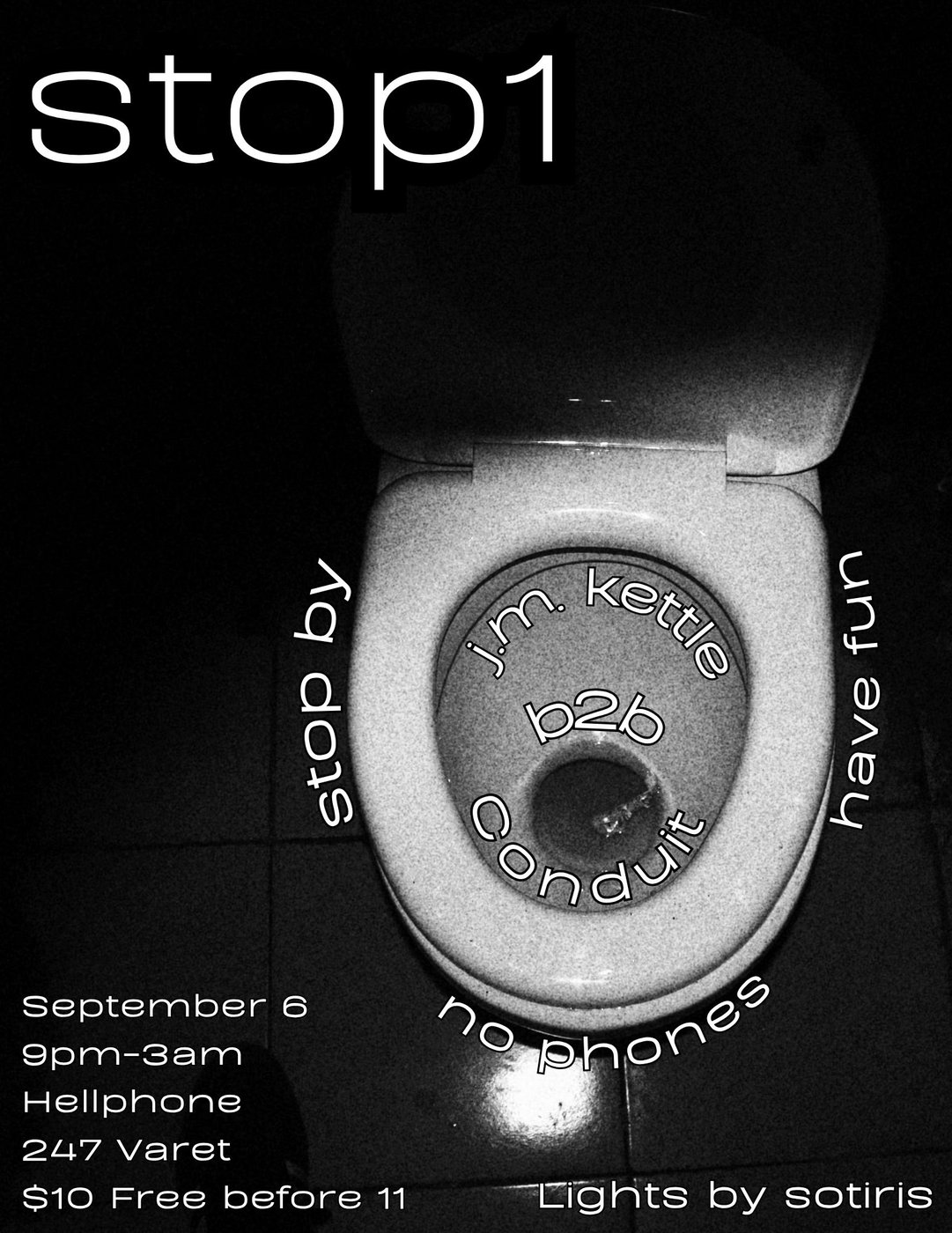 stop1 September 6 poster