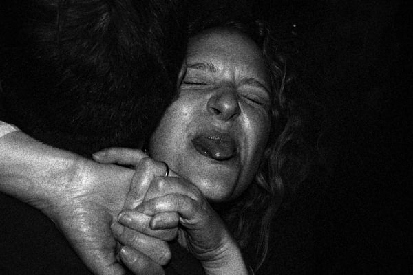 Girl poking her tounge out 