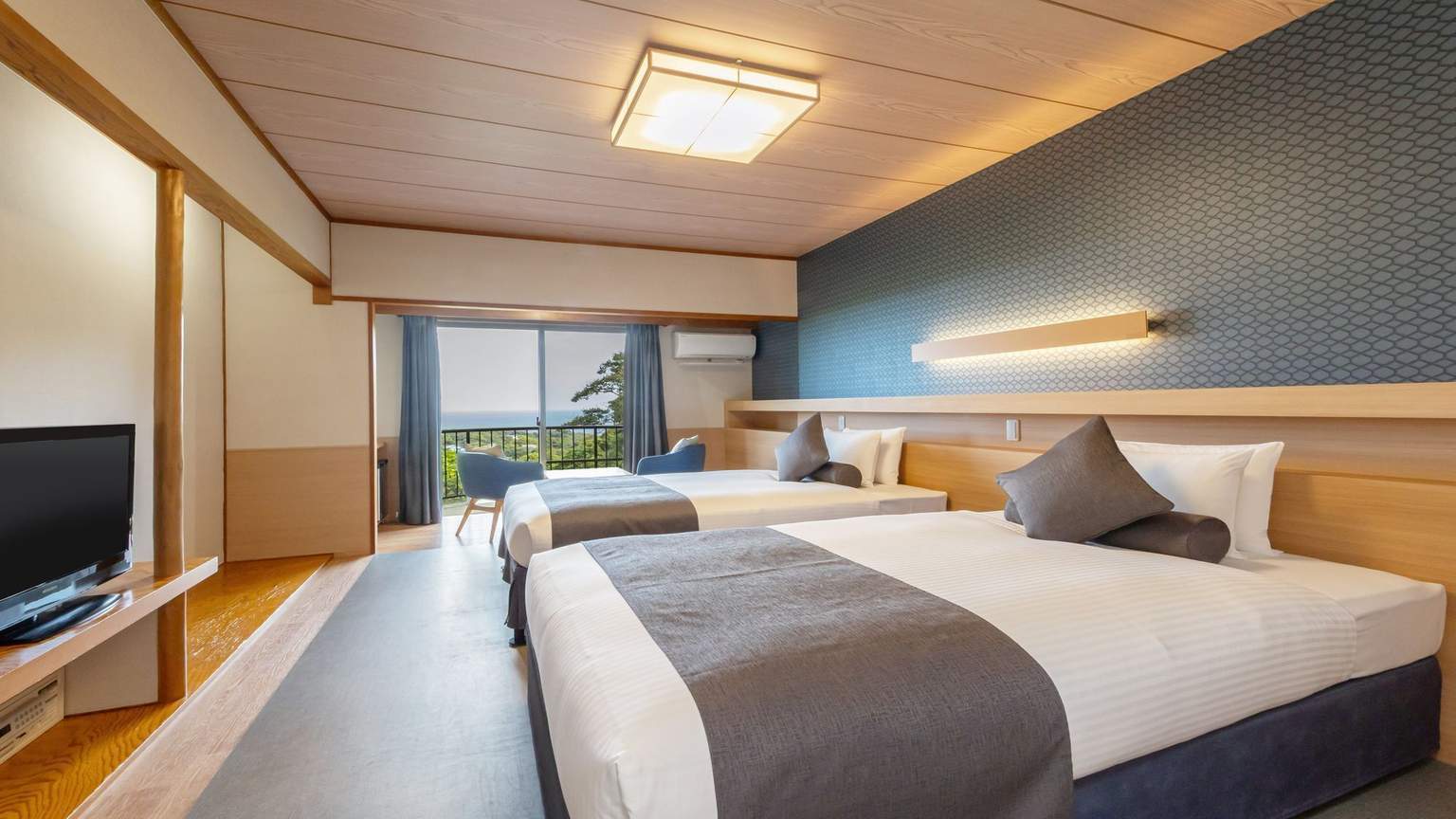 [Ocean View] Japanese Modern Twin Room 1