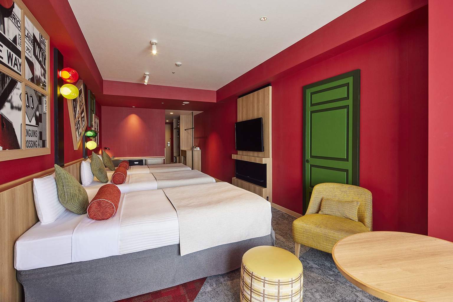 Magical stage triple room (Free co-sleeping for children up to Elementary school age)