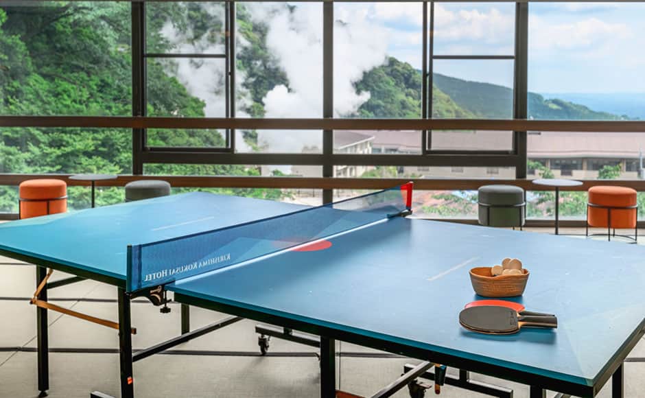 溫泉煙霧乒乓球場-0