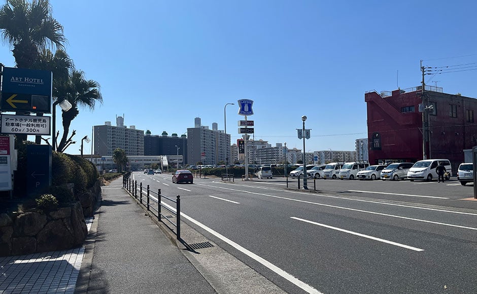 駐車場ルート