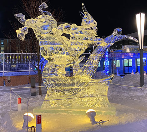 氷彫刻世界大会2020・団体部門3位入賞 | アートホテル大阪ベイタワー