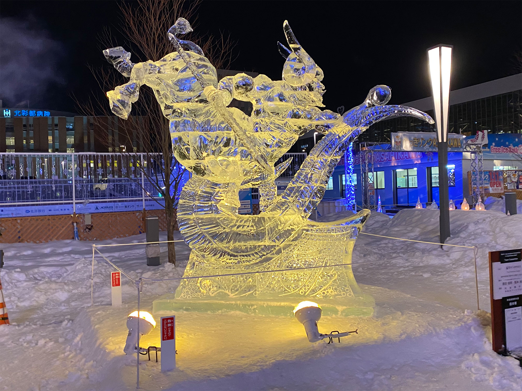 氷彫刻世界大会2020・団体部門3位入賞 | アートホテル大阪ベイタワー