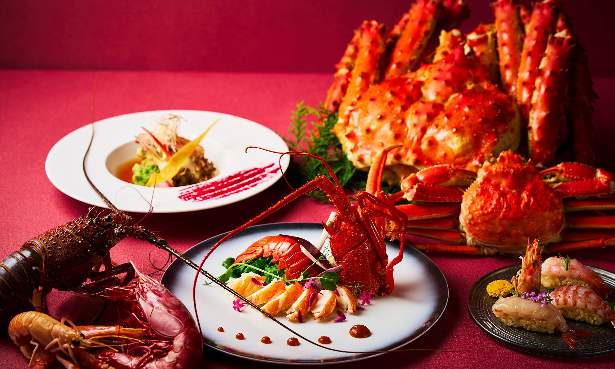 海老蟹好きにはタマラナイ！20階のパノラマビューで食す