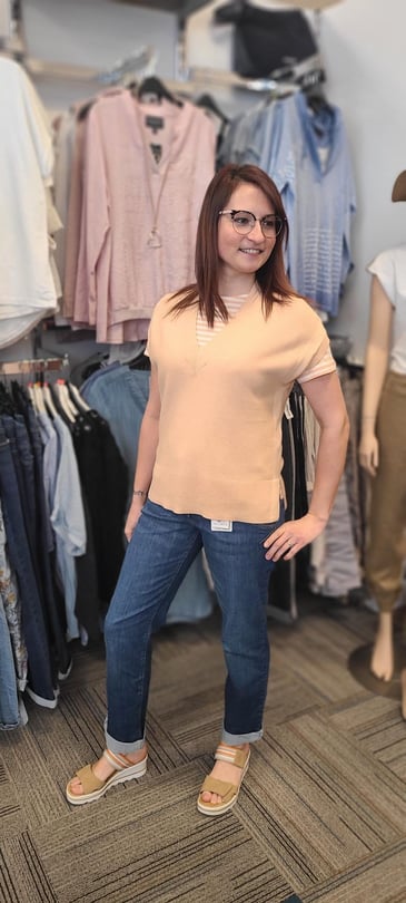 GERRY WEBER DÉBARDEUR EN TRICOT LÉGER COL EN V