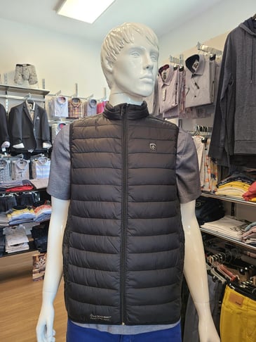 POINT ZÉRO HOMME VESTE SANS MANCHE MATELASSÉ MI-SAISON
