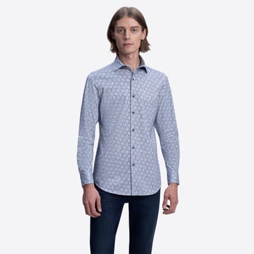 BUGATCHI CHEMISE À MANCHE LONGUE POUR HOMME