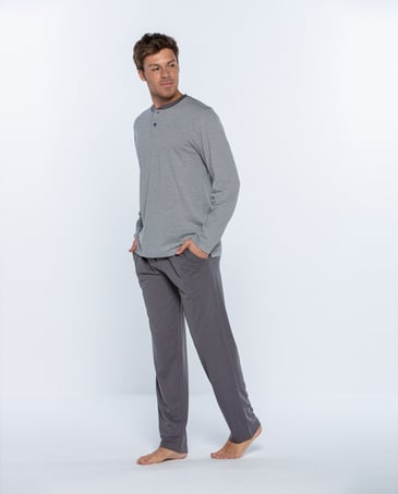 PUNTO BLANCO PYJAMA POUR HOMME DEUX MORCEAUX TON DE BLEU