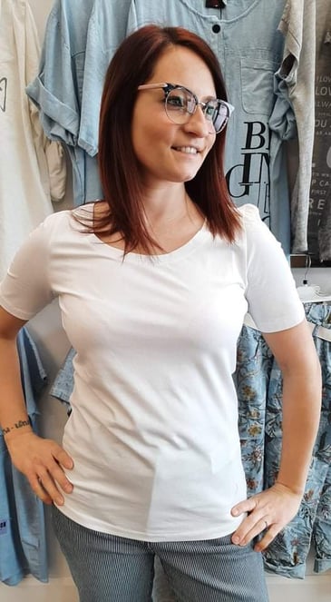 GERRY WEBER T-SHIRT DE BASE COL ROND