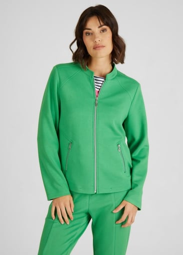 RABE VESTE FERMETURE ECLAIR VERT