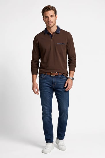 Lois Jeans Bishop polo manches longues