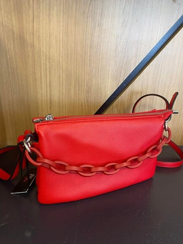 MISS CAPRICE PETIT SAC A BANDOULIERE AVEC CHAINE DECORATIVE